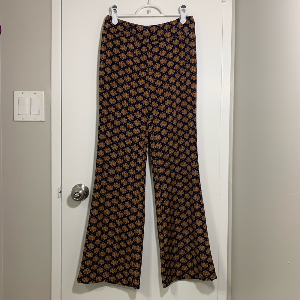 H&M Conscious Collection Flare Patterned Pants - Picture 2 of 8